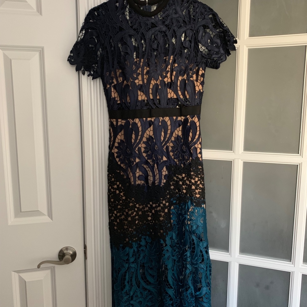 Self-Portrait 'Prairie' dress